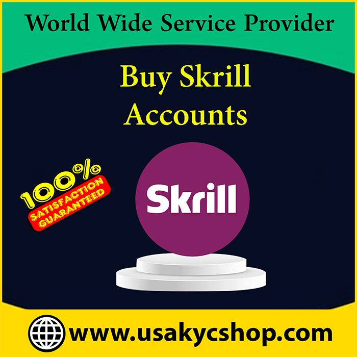 Skrill-Product Buy Verified Skrill Accounts